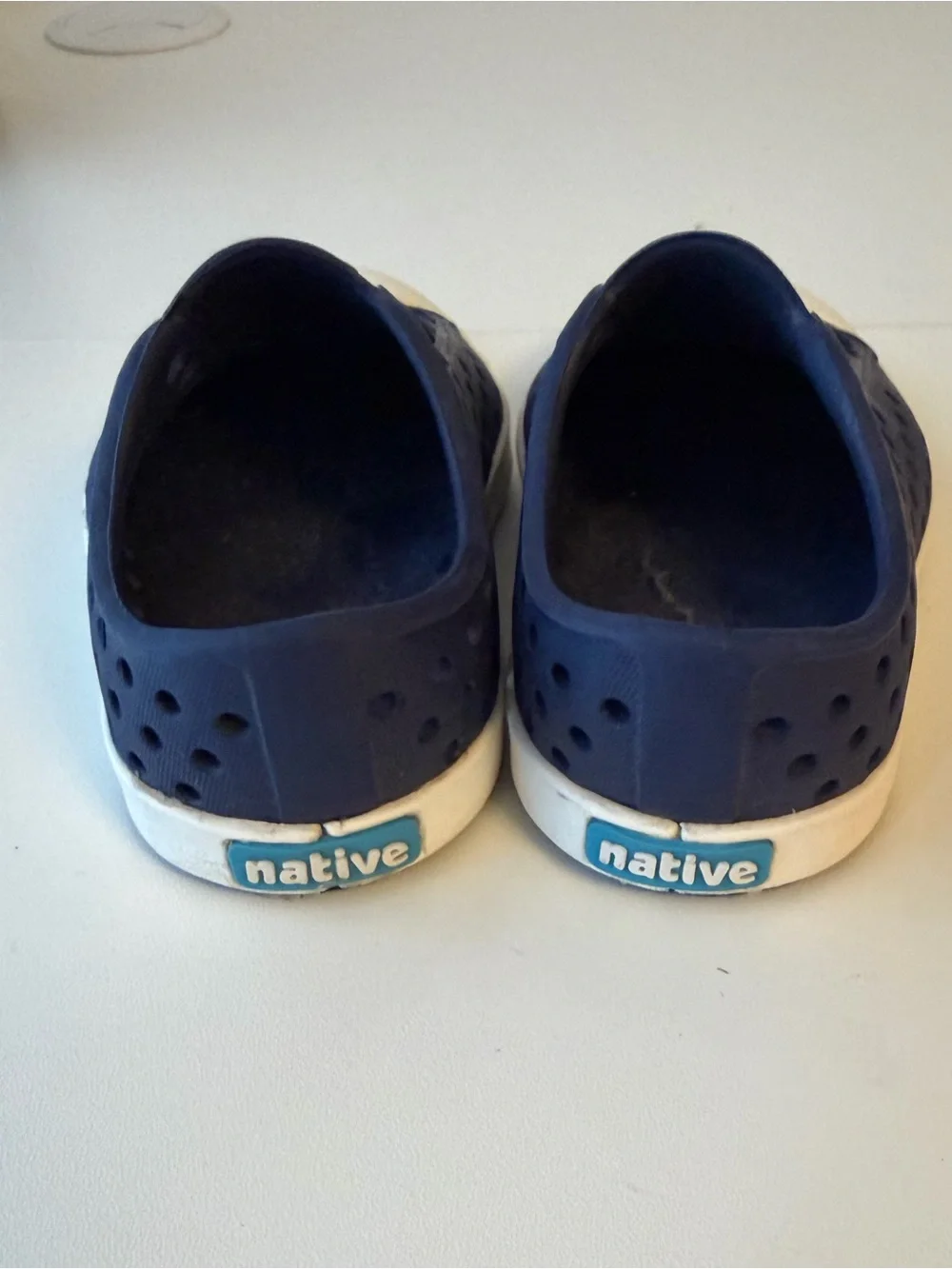 Native Shoes Kids' Jefferson Water Friendly Slip-On Sneaker Navy Blue Size 4
